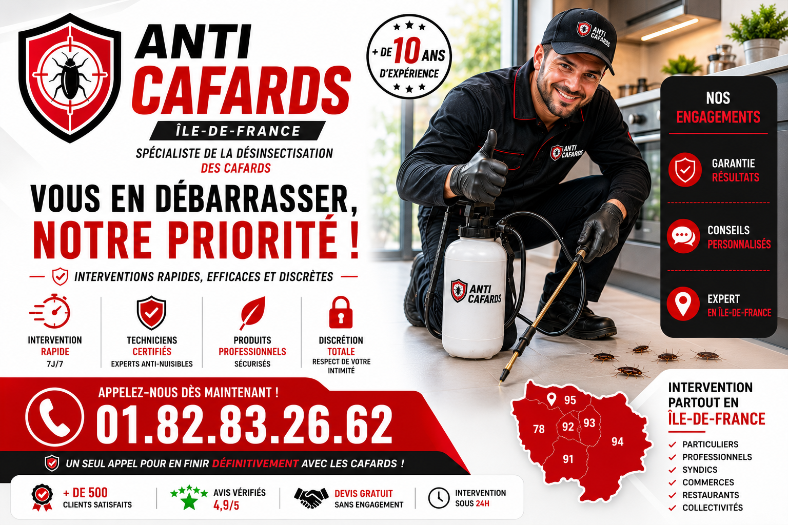 Cafards Pontoise